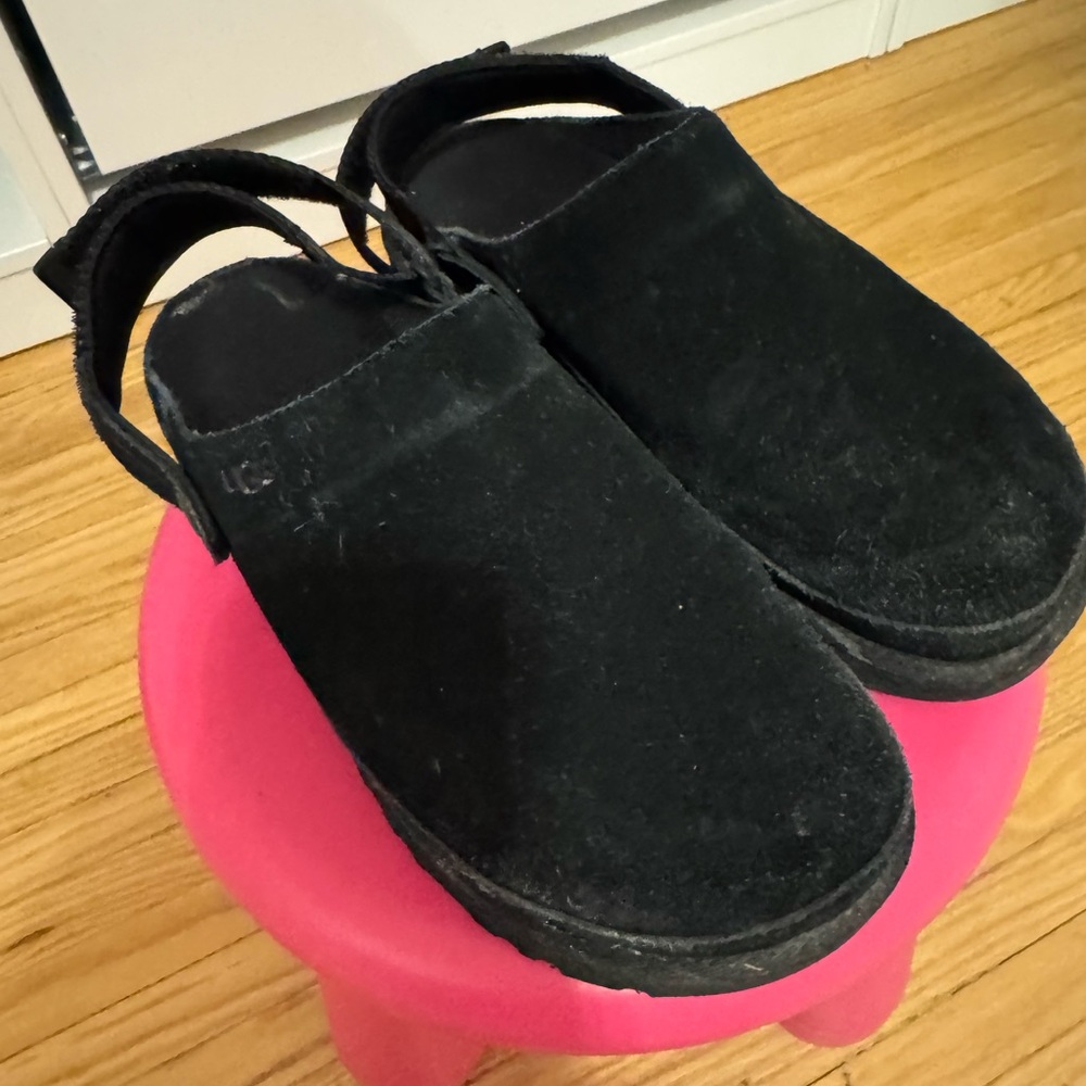 UGG Black Goldenstar Clogs